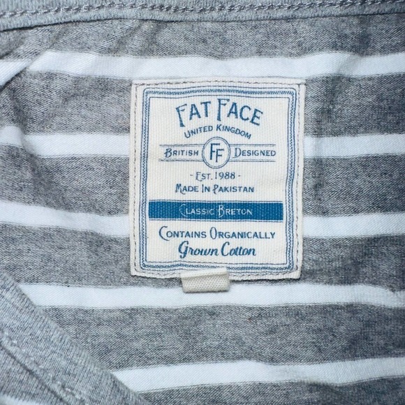 NWOT Women’s Size 14 FatFace LS Striped Shirt - Picture 2 of 7